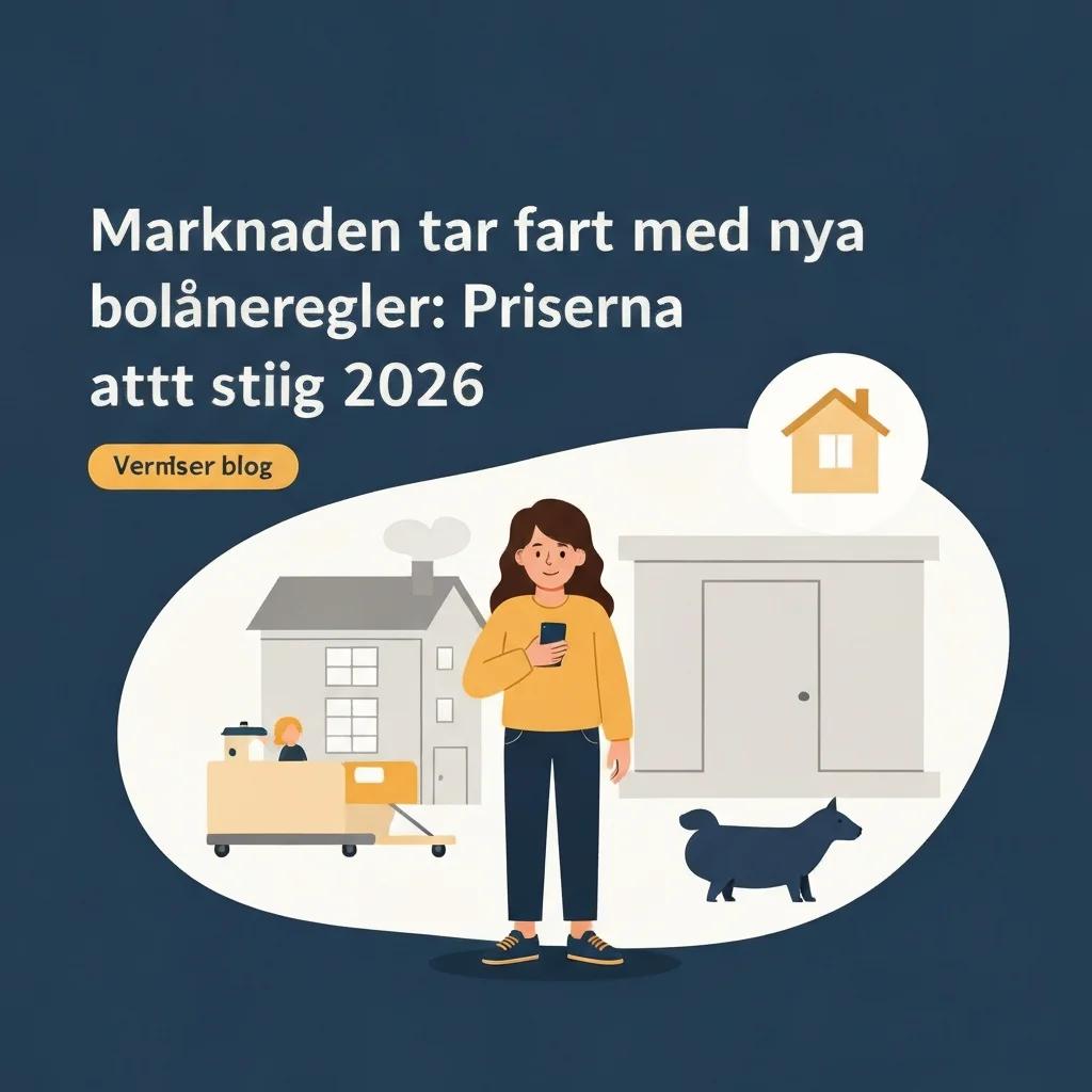 Marknaden tar fart med nya bolåneregler: Priserna kommer att stiga 2026